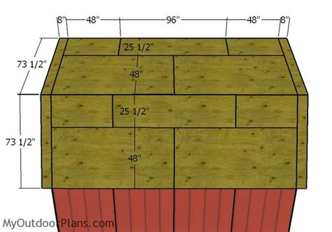 Fitting the roofing sheets | MyOutdoorPlans