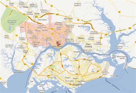 Johor Bahru Map