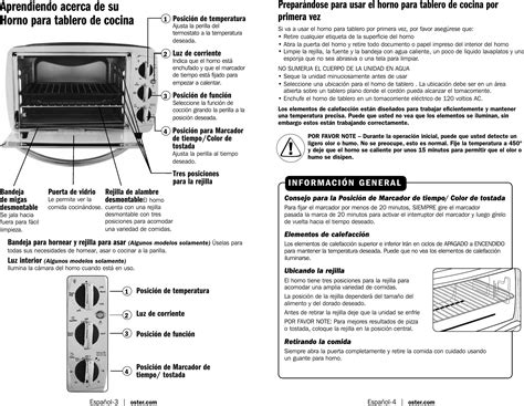 Oster Tssttv0000 Stainless Steel 6 Slice Toaster Oven Instruction Manual