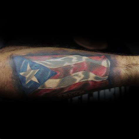 50 Puerto Rican Flag Tattoo Ideas For Men - Puerto Rico Designs