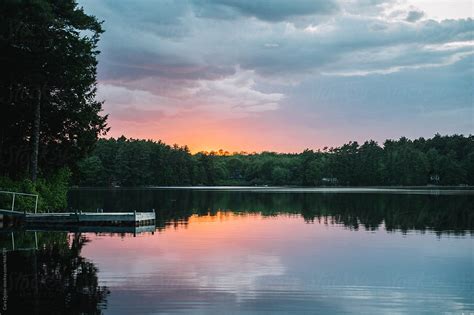 "Summer Sunset At The Lake" by Stocksy Contributor "Cara Dolan" - Stocksy