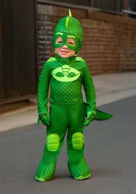 Boys Deluxe PJ Masks Gekko Costume | Kids Halloween Costume