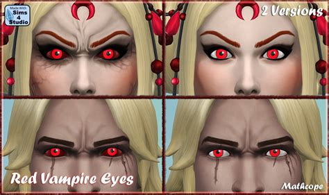 My Sims 4 Blog: Red Vampire Eyes by Mathcope