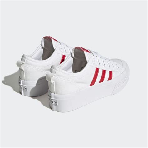 adidas Nizza Platform Shoes - White | Women's Lifestyle | adidas US