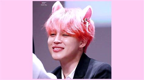 pictures of jimin with pink hair for 2 minutes - YouTube