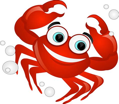 Download Hermit Crab Clipart Red Crab Free On Dumielauxepices - Transparent Background Cartoon ...