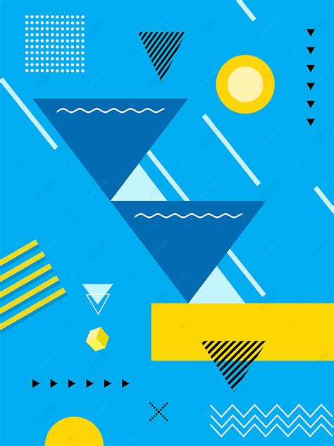 Creative Geometric Poster Background, Background, Geometric Background ...