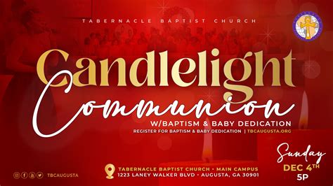 Candlelight Communion – TBC Augusta