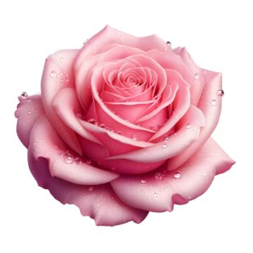 Pink Rose On Transparent Background, Pink Rose, Rose PNG Transparent Image and Clipart for Free ...