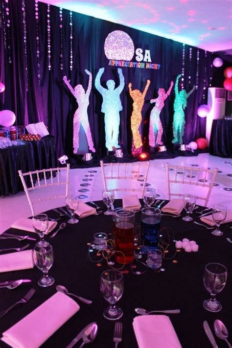 R Space Events Venue corporate party theme | Disco party decorations ...