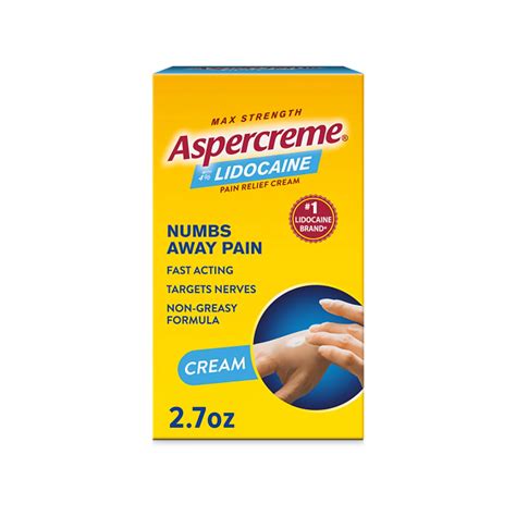 Aspercreme Lidocaine Pain Relief Cream - Shop Muscle & joint pain at H-E-B