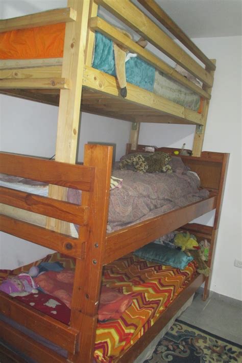 Our Kids' Free Upcycled Quadruple Bunk Bed | Penniless Parenting