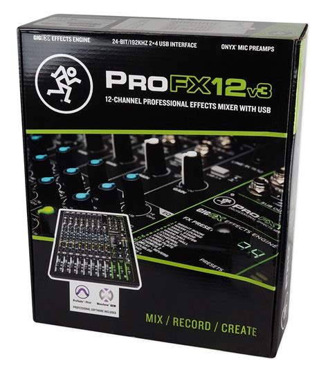 Mackie ProFX12v3 12-Channel Professional Effects Mixer w/USB ProFX12 v3 | eBay