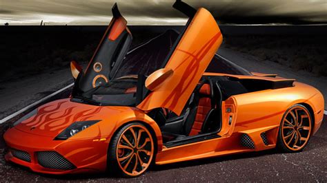 Lamborghini With Butterfly Doors Wallpaper