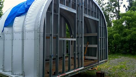 Customer Insulates Tiny Steel Quonset Hut