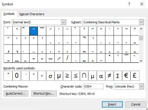 ¯ Macron Symbol (Meaning, Type on Keyboard, Copy & Paste) - Symbol Hippo