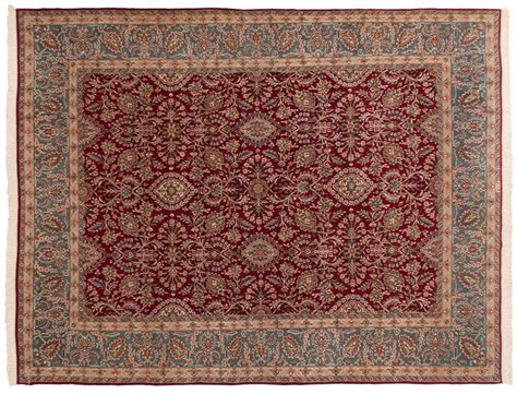 10×13 Persian Kerman Red Oriental Rug 025459 – Carpets by Dilmaghani