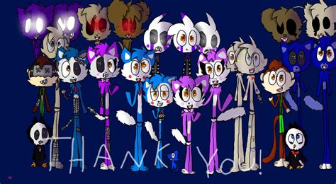 fnac all the characters by dragoncatlovely on DeviantArt