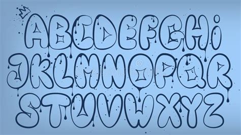 How To Draw Graffiti Bubble Letters Alphabet