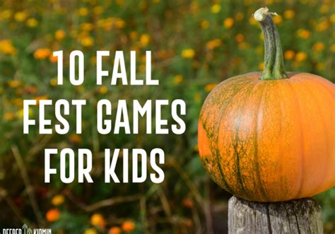 10 Fall Fest Games – Deeper KidMin