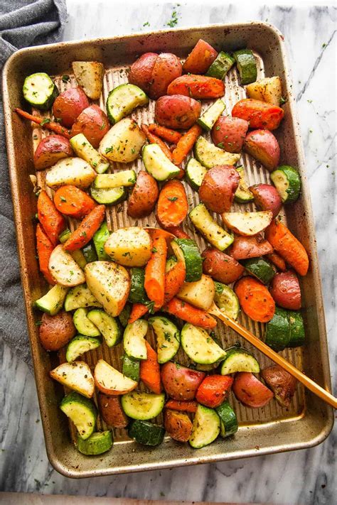 Roasted Potatoes and Carrots | Diethood