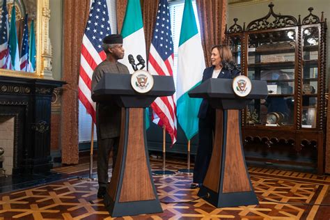 US Vice President commends Osinbajo's leadership on Climate Change