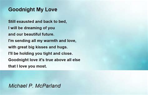 Goodnight Beautiful Poems