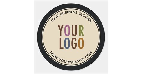 Custom Promotional Business Stickers Company Logo | Zazzle