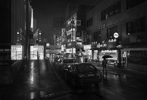 Seoul Night on Behance