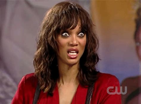 Tyra Frightened Face – Reaction GIFs