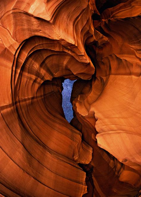 Antelope Canyon at Night* | Looking up and out of Antelope C… | Flickr