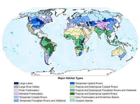 Freshwater Biome - Biome Locations