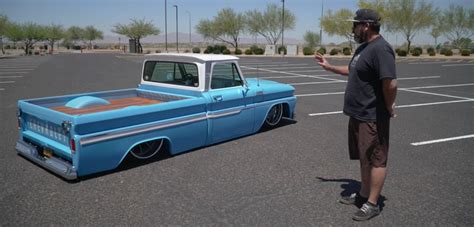 Slammed 1965 Chevy C10 Is An LS3-Powered Lowrider: Video