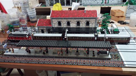 Beautiful Lego Train And Station - All About The Bricks