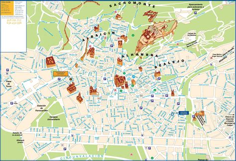 Stadtplan von Granada Stadt | Detaillierte gedruckte Karten von Granada Stadt, Nicaragua der ...