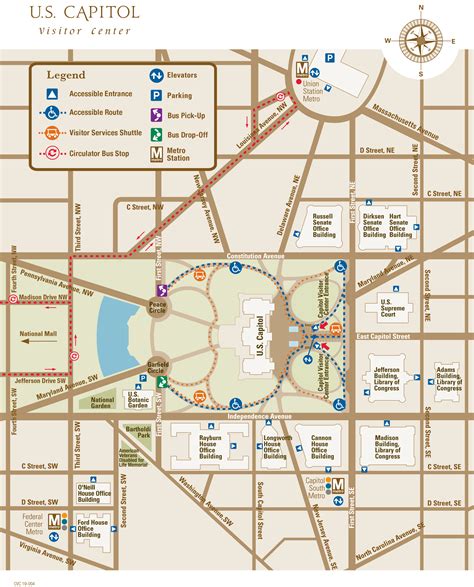 U.S. Capitol Map | U.S. Capitol - Visitor Center