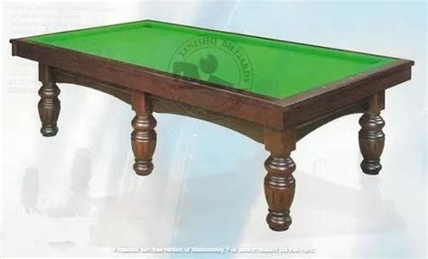 Solid Wood Green,Yellow carom billiards table, Size: Upto 12ft X 6ft, Model Number: TBSTBS0010 ...