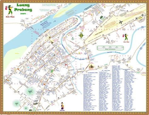 Maps of Luang Prabang and surrounding, all maps downloadable