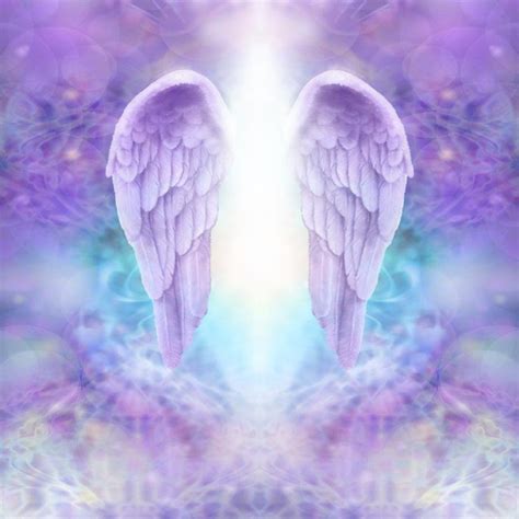 Purple Angel Wings Wallpaper