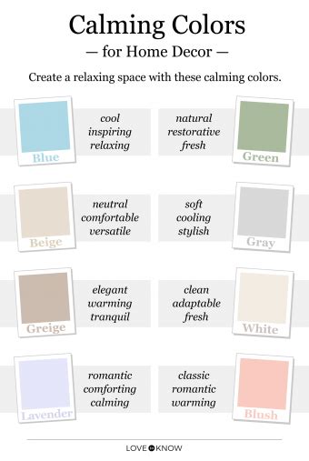 What Are the Most Calming Colors to Use in Home Decor? | LoveToKnow