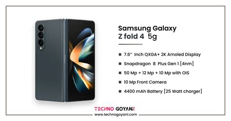 Samsung Galaxy Z Fold 4 Specifications - Techno Goyani