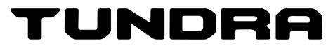 the word tundra written in black and white