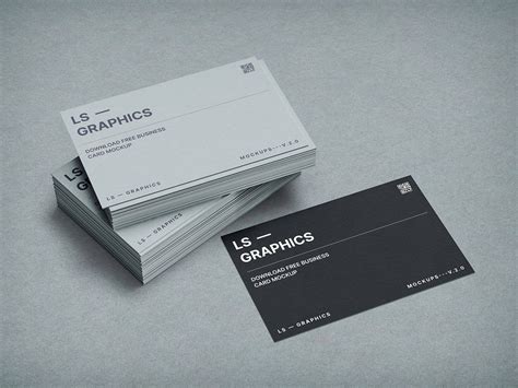 Stacked Business Cards Mockup PSD Download — Free Mockup World