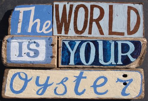 The world is your oyster - A6 Card - Driftwood Designs