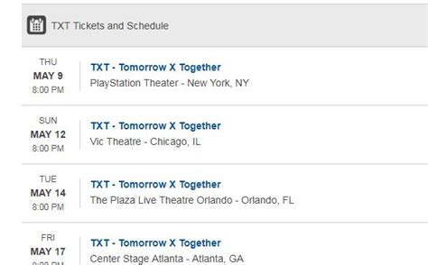 TxT Announces First US Concert Tour - TicketCity Insider