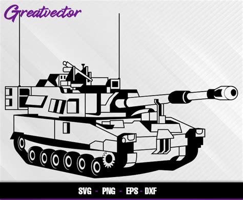 M109 Howitzer Tank L EPS SVG PNG Dxf L Vector Art - Etsy Canada