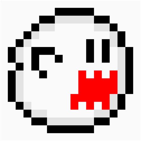 Mario ghost pixel art | Pixel Art Maker