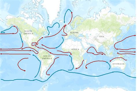 Ocean Currents Map