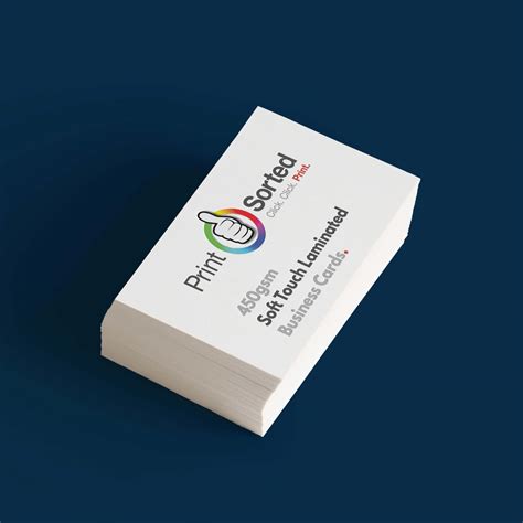 450gsm Soft Touch laminated Business Cards | All your Printsorted