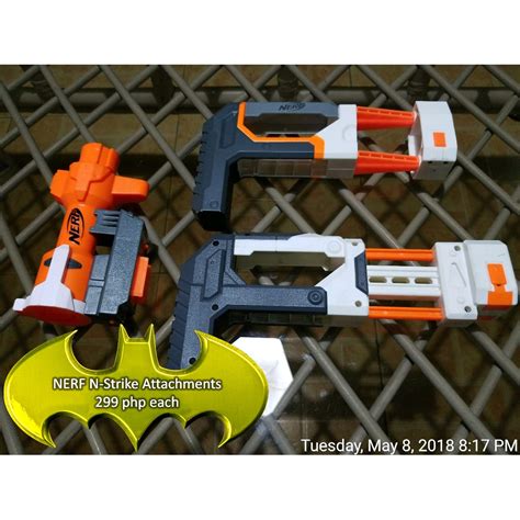 NERF FRONT/STOCK ATTACHMENTS, Hobbies & Toys, Toys & Games on Carousell